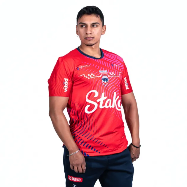 Camiseta Oficial de Competencia - Amix Tour Roja Hombre
