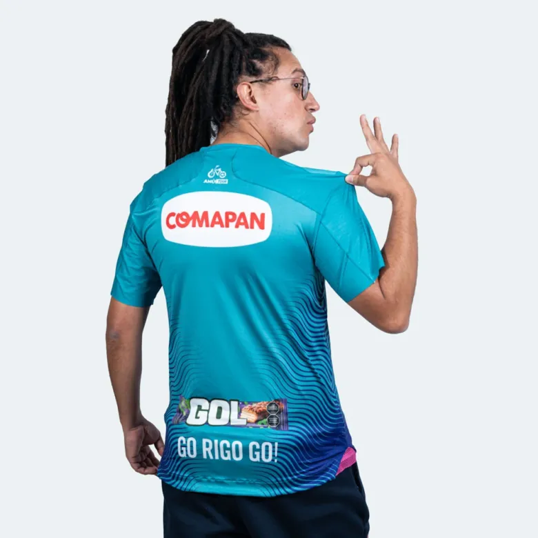 Camiseta Oficial de Competencia - Amix Tour Turquesa Arquero Hombre - Image 2