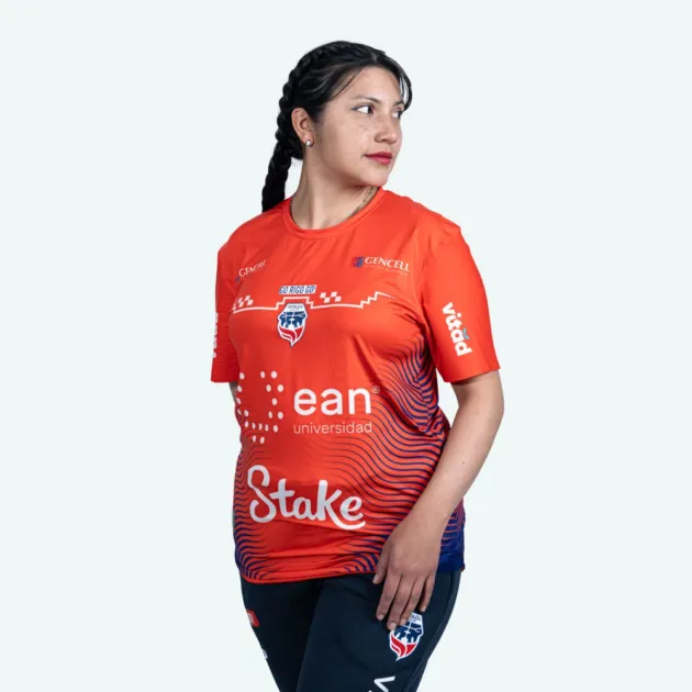 Camiseta Oficial de Competencia Femenino - Amix Tour Roja Arquero