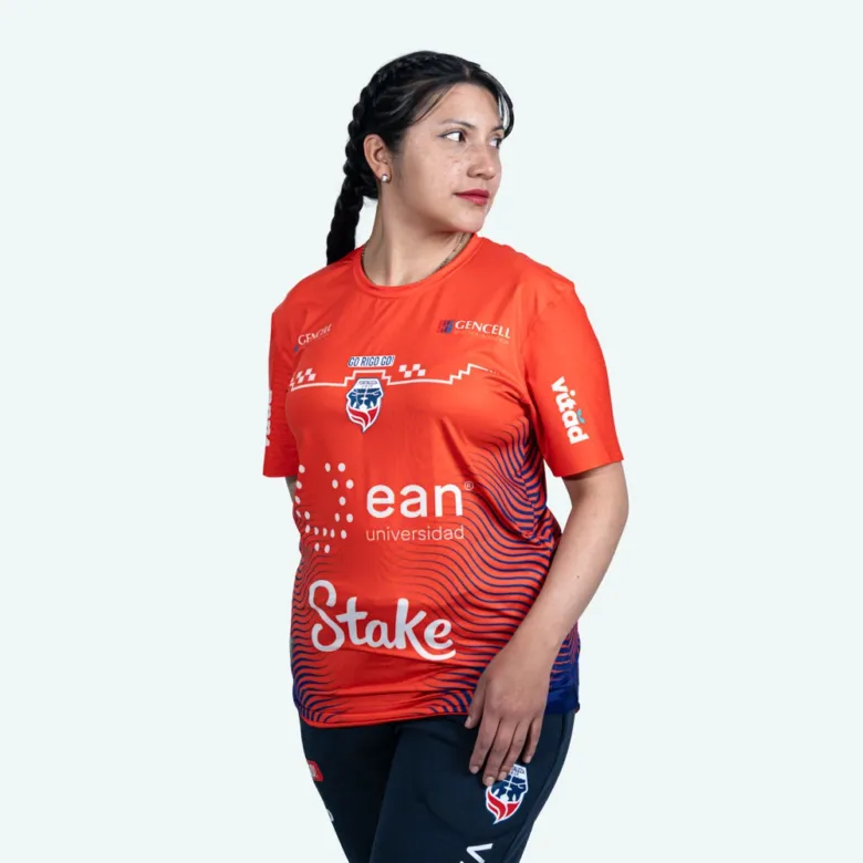 Camiseta Oficial de Competencia Femenino - Amix Tour Roja Arquero
