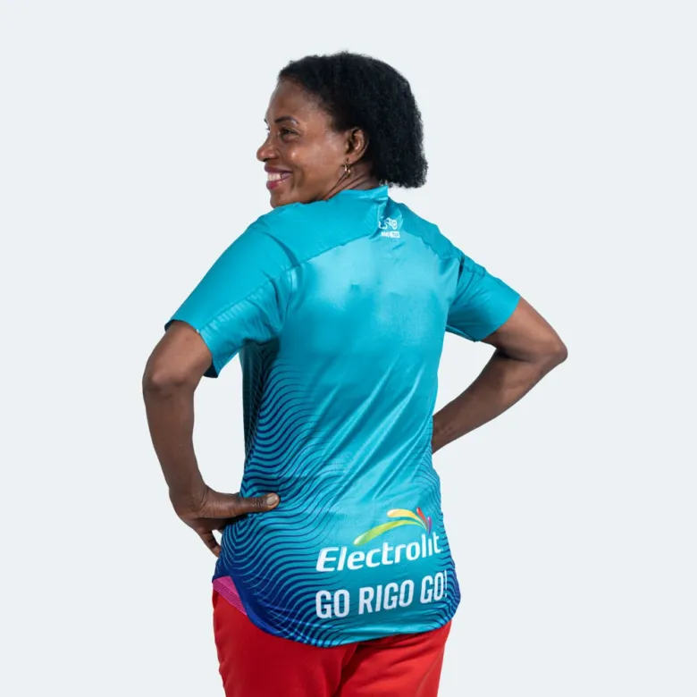 Camiseta Oficial de Competencia Femenino - Amix Tour Turquesa Arquero - Image 2