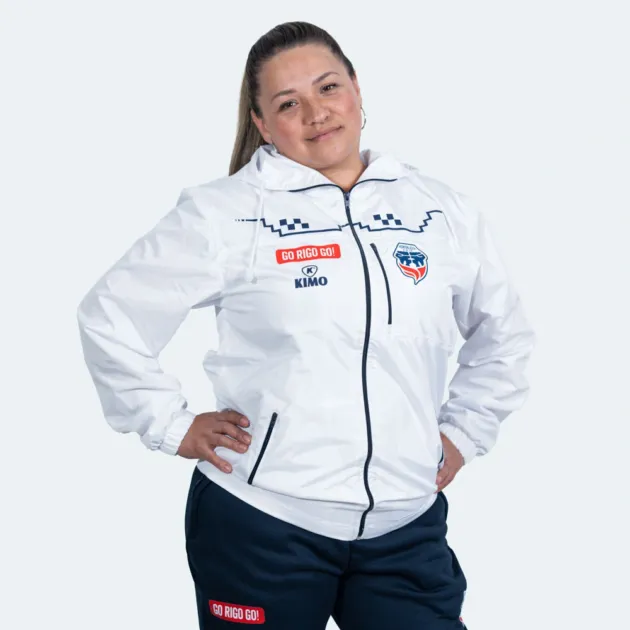 Windbraker (Chaqueta rompevientos) blanca